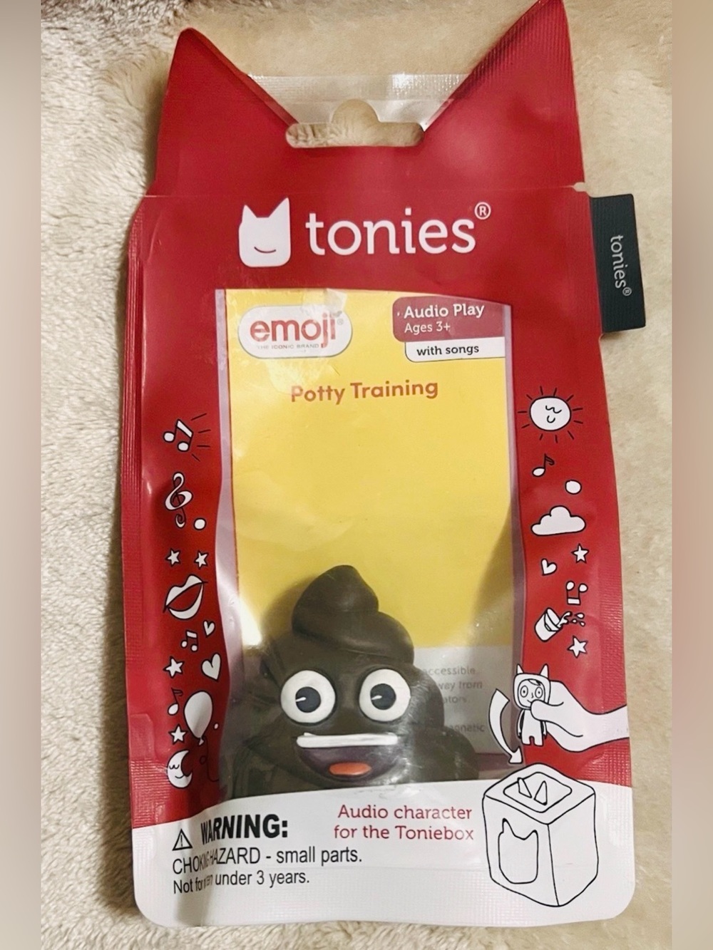 TONIES POTTY TRAINING EMOJI Audio Play Character FIGURE Figurine Tonie Toniebox